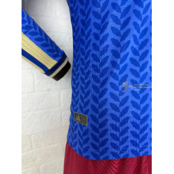 Camiseta Fútbol Italia Primera Equipación Versión Jugador Manga Larga 2026