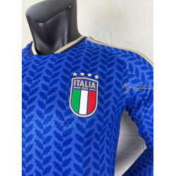Camiseta Fútbol Italia Primera Equipación Versión Jugador Manga Larga 2026