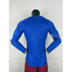 Camiseta Fútbol Italia Primera Equipación Versión Jugador Manga Larga 2026