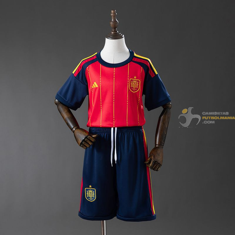 Camiseta y Pantalón Niños España Primera Equipación 2026