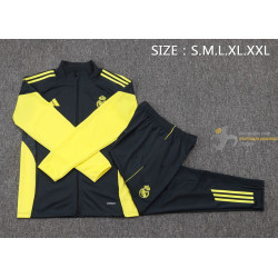 Chándal Niños Real Madrid Negro Amarillo 2025-2026