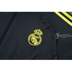 Chándal Niños Real Madrid Negro Amarillo 2025-2026