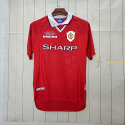 Camiseta Manchester United Retro Clásica 1999-2000
