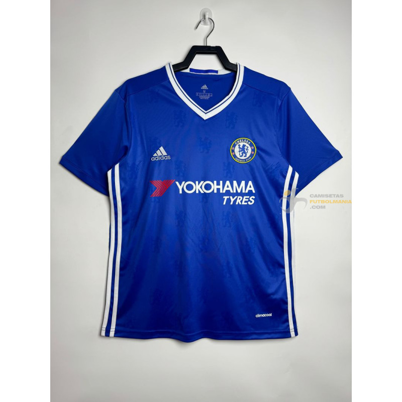 Camiseta Chelsea Primera Equipación Retro Clásica 2016-2017