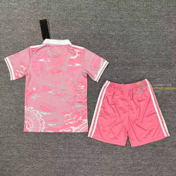 Camiseta y Pantalón Fútbol Niños Real Madrid Dragón Rosa 2025-2026