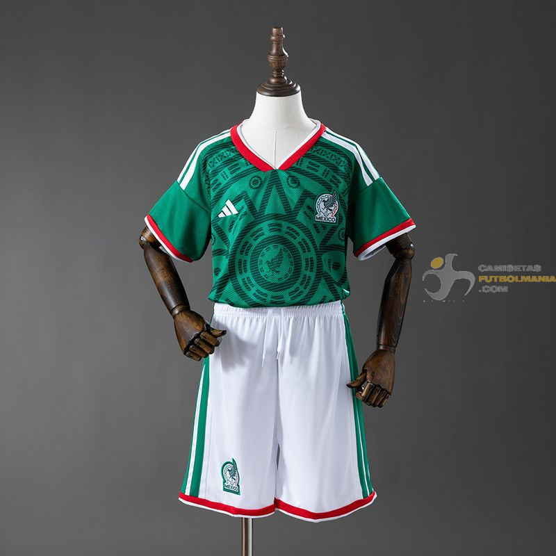 Camiseta y Pantalón Niños México Primera Equipación 2026
