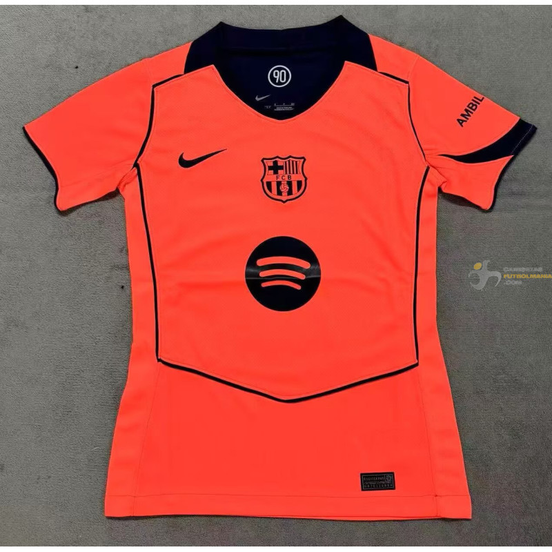 Camiseta Fútbol Mujer Barcelona Tercera Equipación 2025-2026