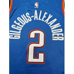 Camiseta NBA Niños Shai Gilgeous-Alexander 2 Oklahoma City Thunder Blue