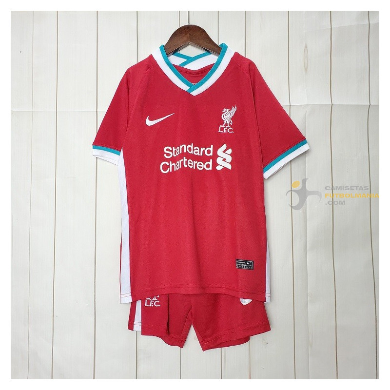 Camiseta y Pantalón Niños Liverpool Primera Equipación 2020-2021