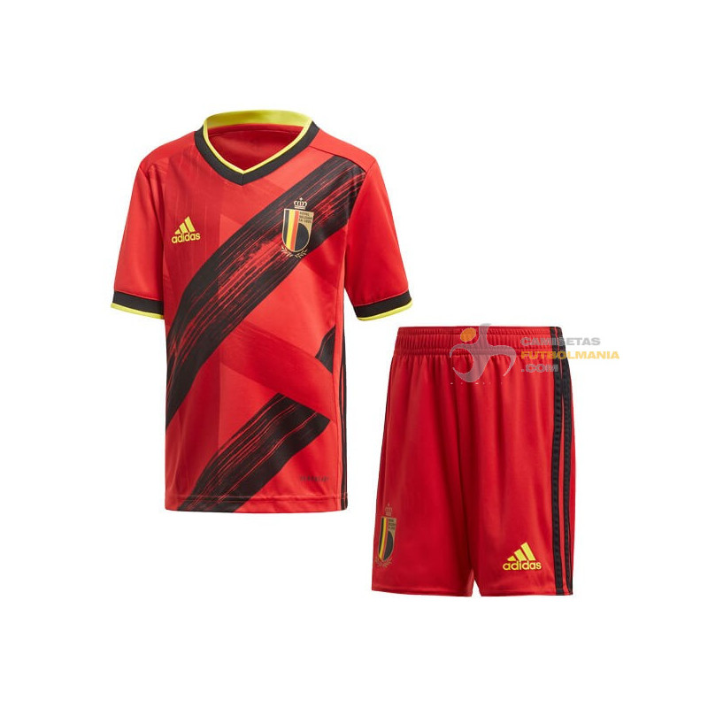 Camiseta y Pantalón Niños Bélgica Primera Equipación 2020-2021