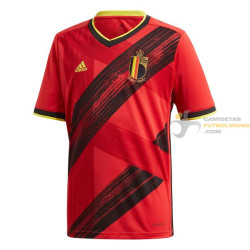 Camiseta Bélgica Primera Equipación Euro 2020-2021