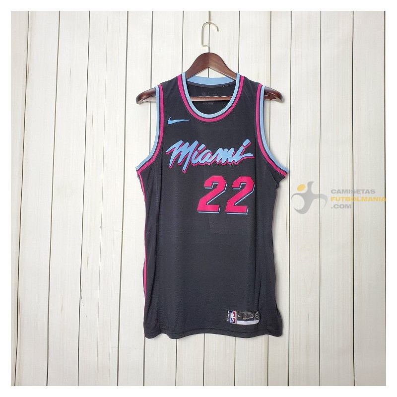 Camiseta NBA Jimmy Butler Miami Heat Negra 2019-2020