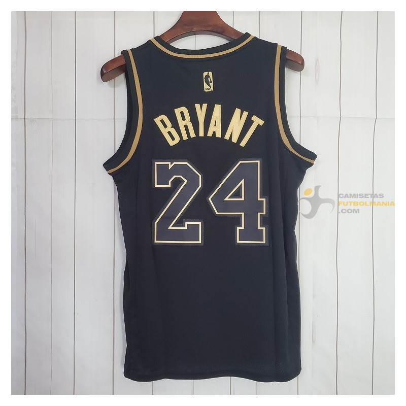 Camiseta NBA Kobe Bryant Los Angeles Lakers Negra Retro Edition 2020-2021